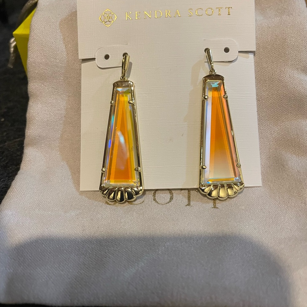 Kendra Scott Serena Drop Dicronic Glass Earrings